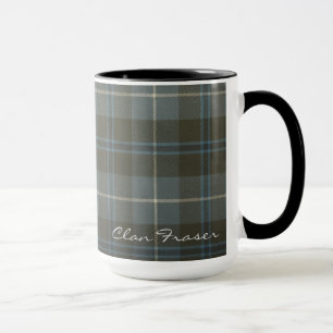 Caneca Fraser Scottish Clan Tartan Designer Mugs