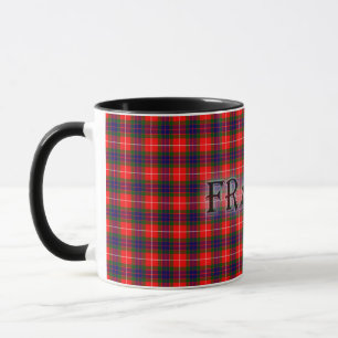 Caneca Fraser Tartan com o Sobrenome