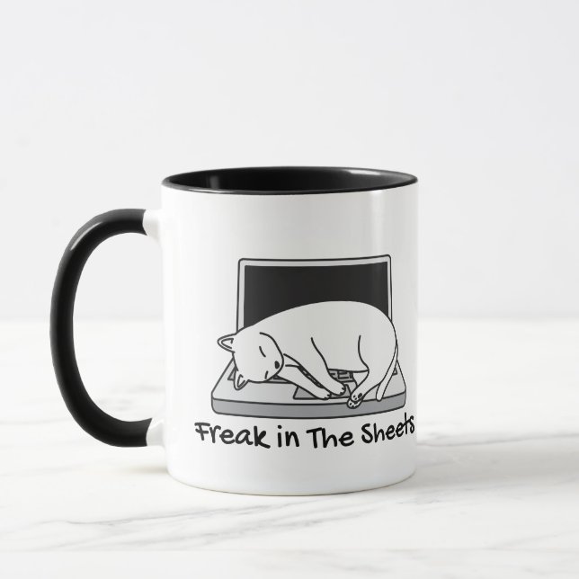 Caneca Freak in the Sheets - Engraçado Contador (Esquerda)