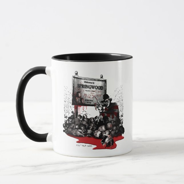 Caneca Freddy vs. Jason | Welcome to Springwood (Esquerda)