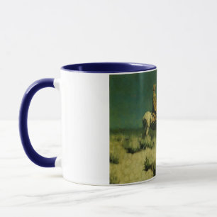 Caneca Frederic Remington's The Night Herder (cerca de 19