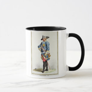 Caneca Frederick II "os grande" (1712-86) reis de Prússi