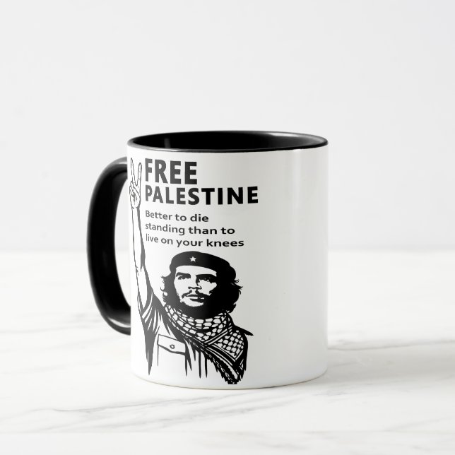 CANECA FREE PALESTINE (Frente Esquerda)