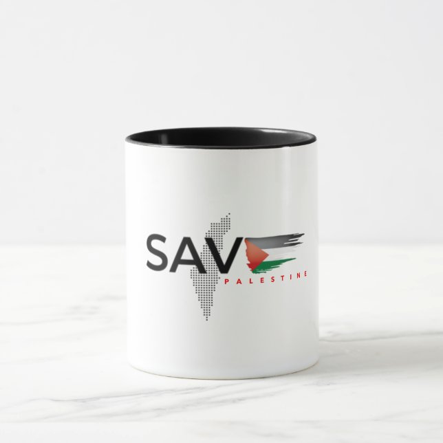 Caneca Free Palestine Mugg  (Centro)