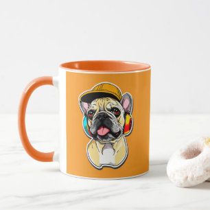 Caneca French Bulldog DJ