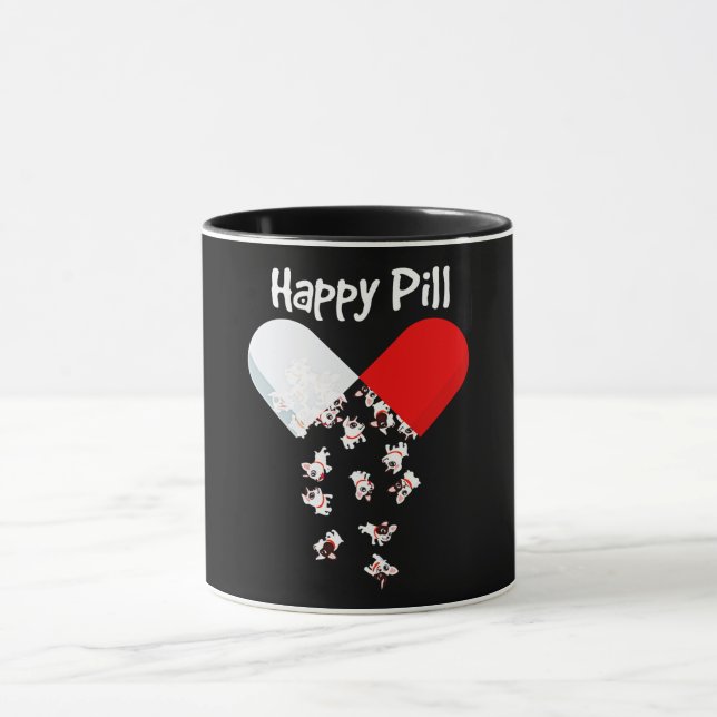 Caneca French Gift | Pílula Feliz Presente Francês para B (Centro)