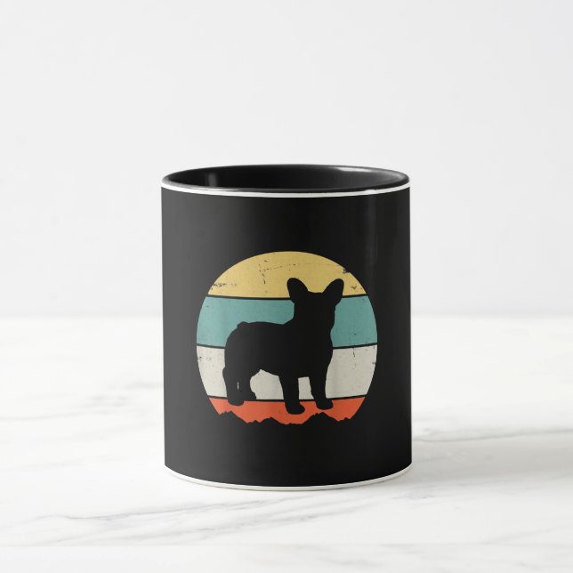Caneca French Gift | Presente para o Bulldog Francês Vint (Centro)