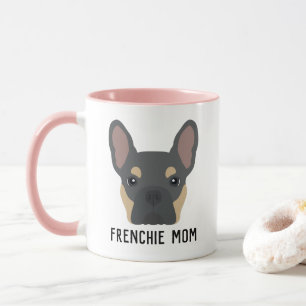 Caneca Frenchie Mãe Blue e Tan French Bulldog Mug