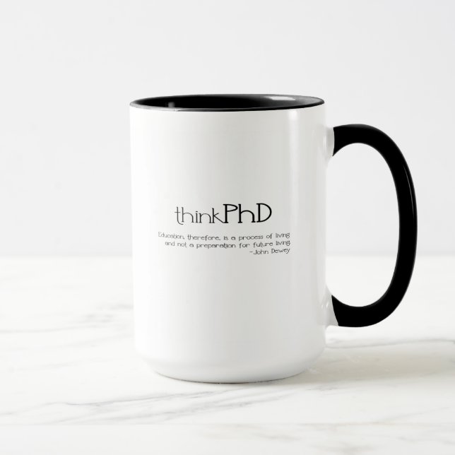 caneca frente e verso do thinkPhD (Direita)