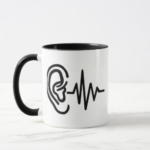 Caneca Freqüência da orelha