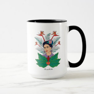 Caneca Frida Kahlo   Aves do paraíso