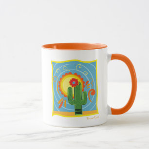 Caneca Frida Kahlo Cactus Graphic