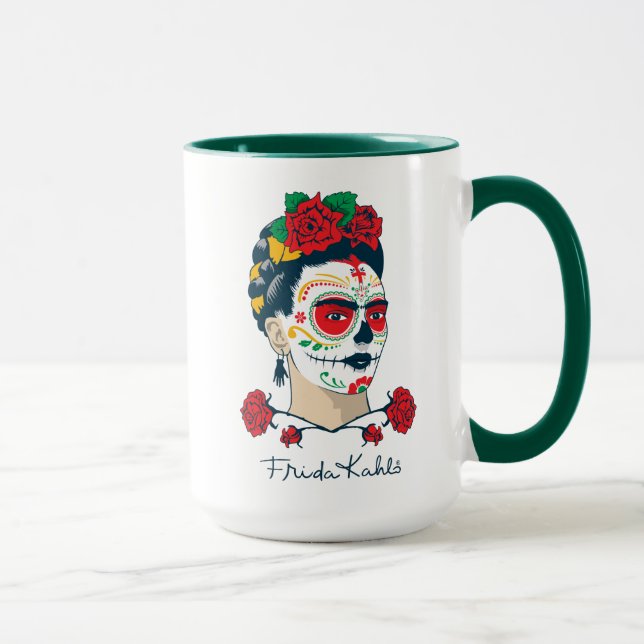 Caneca Frida Kahlo | EL Día de los Muertos (Direita)