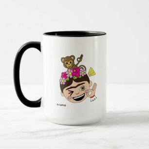 Caneca Frida Kahlo   FridaMoji - uma APROVAÇÃO