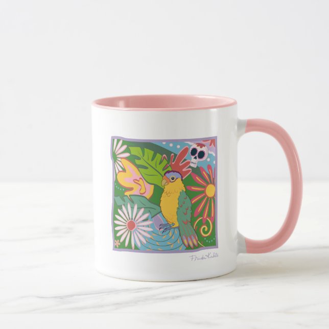Caneca Frida Kahlo Parrot Graphic (Direita)