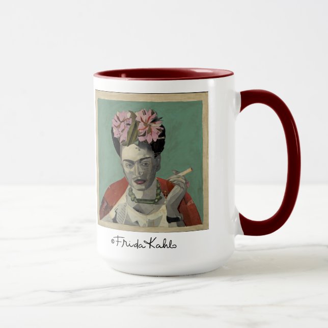 Caneca Frida Kahlo por Garcia Villegas (Direita)