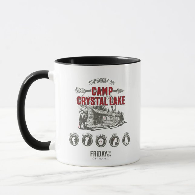 Caneca Friday the 13th | Welcome to Camp Crystal Lake (Esquerda)