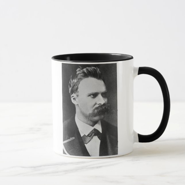 Caneca Friedrich Wilhelm Nietzsche (1844-1900) 1873 (b/w (Direita)