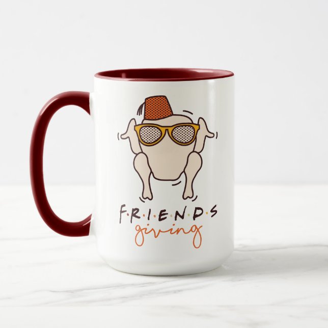 Caneca FRIENDS™ | Dia de Ação de Graças dos Amigos (Esquerda)