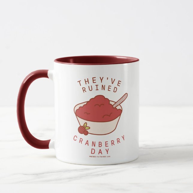 Caneca FRIENDS™ | Eles Arruinaram o Dia do Cranberry (Esquerda)