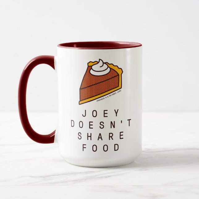 Caneca FRIENDS™ | Joey Não Divide Comida (Esquerda)