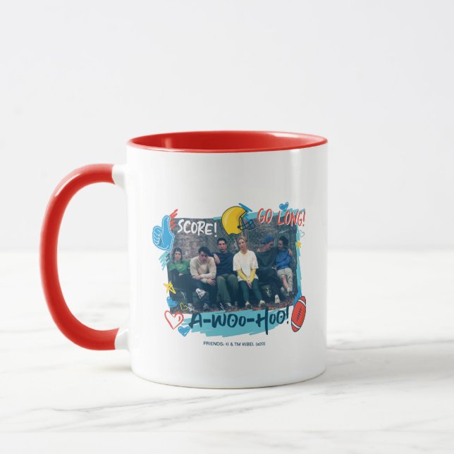 Caneca FRIENDS™ | Jogo de Futebol (Esquerda)