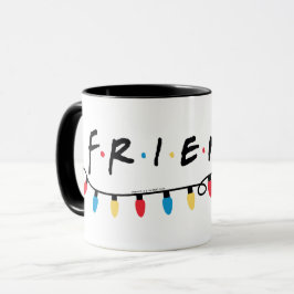 Caneca FRIENDS™ | Luzes de Natal Logo