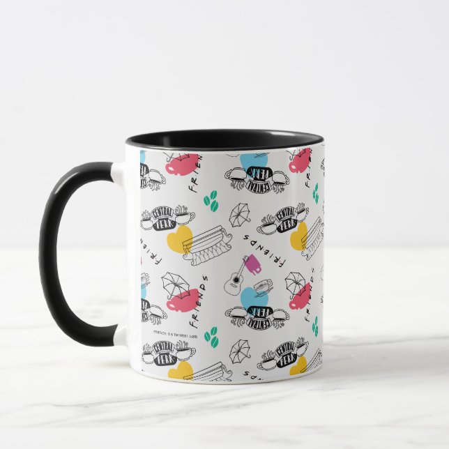 Caneca FRIENDS™ | Padrão de Ícone (Esquerda)