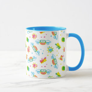 Caneca FRIENDS™ Padrão Neon Central Perk