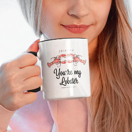 Caneca FRIENDS™ | Você é minha Lagosta Citação Aquarela