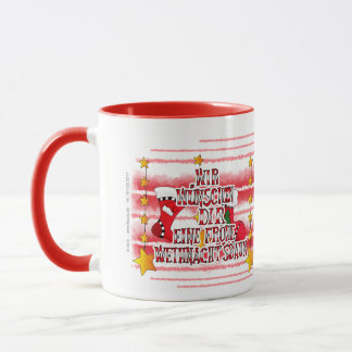 Caneca Frohe Weihnachten