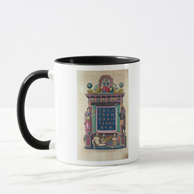 Caneca Frontispício, ó edição 'Theatrun Orbis (Esquerda)