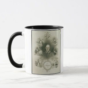 Caneca Frontispiece para os "sonetos", 'do completo