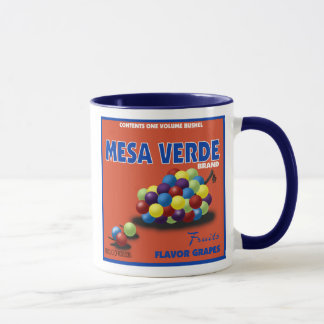 Caneca Fruta Rótulo