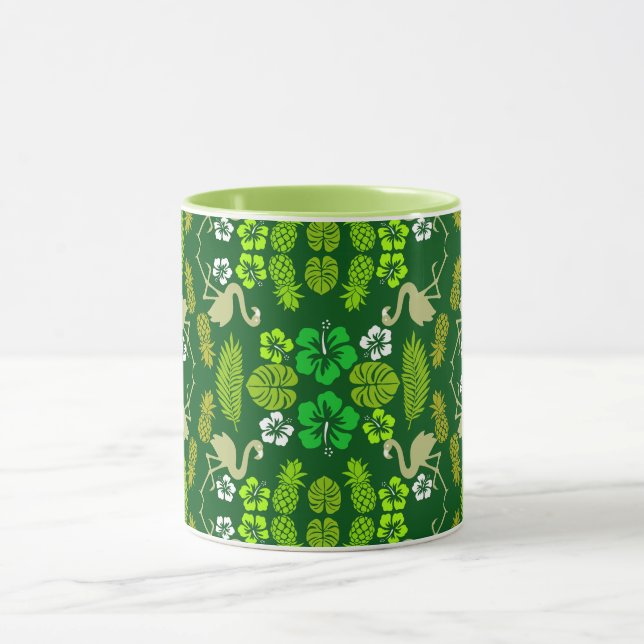 Caneca Fruta Tropical Verde Padrão (Centro)