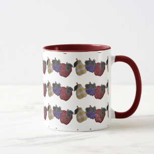 Caneca Frutas bordadas (amora)