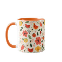 Frutas Citrus Orange Comida de padrão sem costura