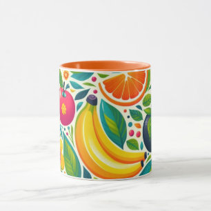 Caneca Frutas coloridas