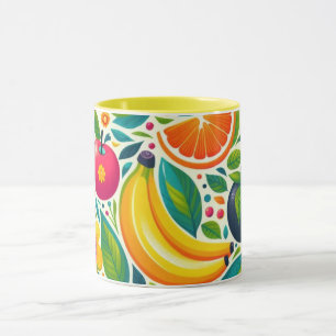 Caneca Frutas coloridas