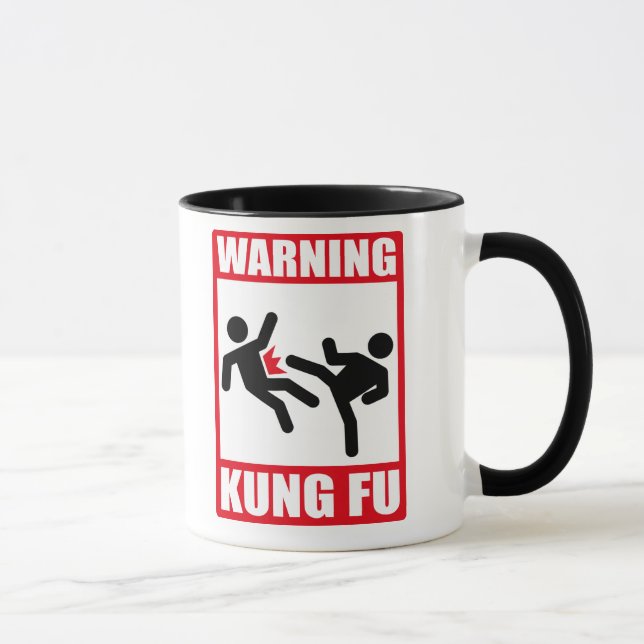 Caneca fu de advertência do kung (Direita)