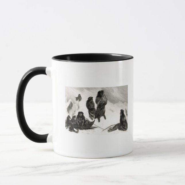Caneca Fuegians que vai trocar em Zapallos (Esquerda)