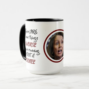 Caneca Fuga de Café Nancy Pelosi