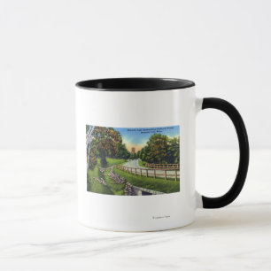 Caneca Fuga do Mohawk que aproxima a cimeira de Shelburne