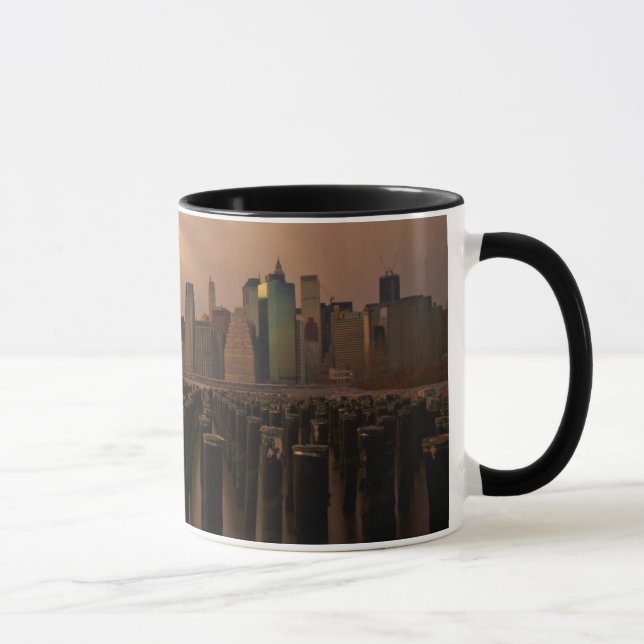 Caneca Fulgor de por do sol durante céus tormentosos (Direita)