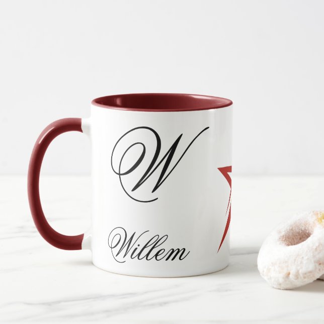 Caneca Fully Customizable Stylish Brand Combo Coffee Mug (Com Donut)