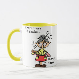 Caneca Fumo e t-shirt e presentes do comensal