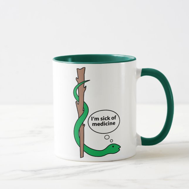 Caneca Funcionarios engraçados de Asclepius (Direita)