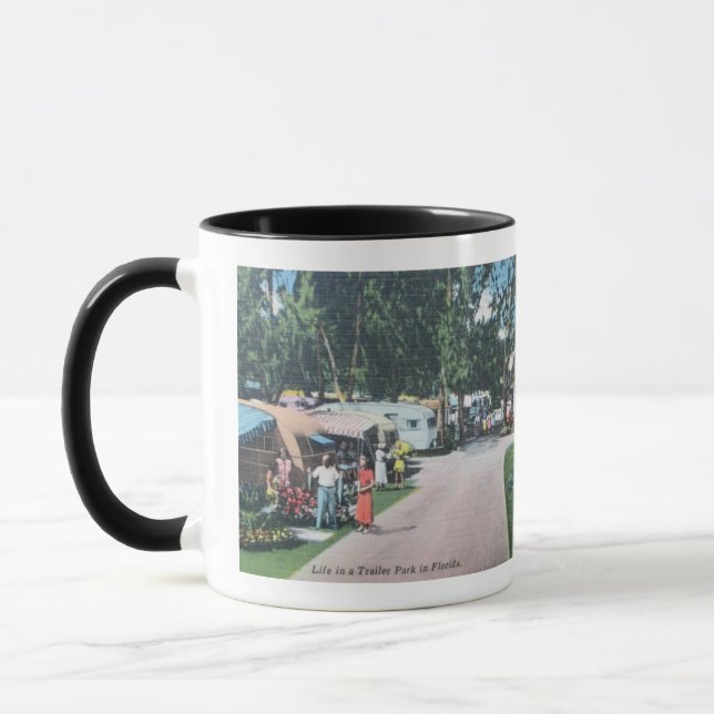 Caneca Fund Vintage Florida Trailer Park (Esquerda)