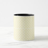 fundo amarelo e branco com pequenos círculos