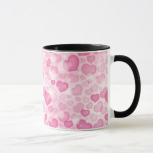 Caneca Fundo com corações